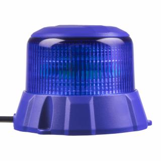 Robustný modrý LED maják, modrý hliník, 48W, ECE R65