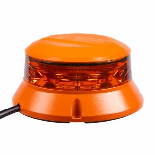 Robustný oranžový LED maják, oranž.hliník, 36W, ECE R65