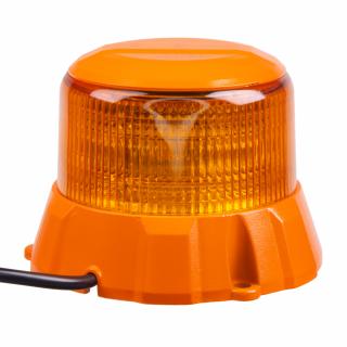 Robustný oranžový LED maják, oranž.hliník, 48W, ECE R65