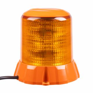 Robustný oranžový LED maják, oranž.hliník, 96W, ECE R65