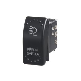 Rocker spínač PREDNÉ SVETLÁ 12/24V