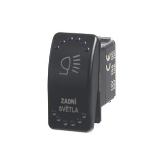 Rocker spínač ZADNÉ SVETLÁ 12/24V