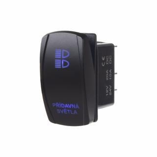 Rocker2 spínač PRÍDAVNÉ SVETLÁ 12/24V