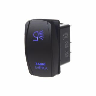 Rocker2 spínač ZADNÉ SVETLÁ 12/24V