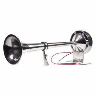 Singel-fanfára 400mm, nerezová, 12V, elektromagnetická