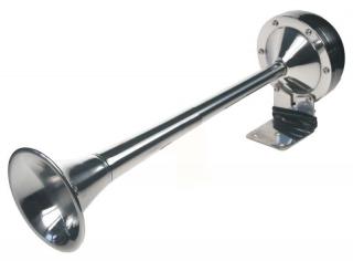 Singel-fanfára 420mm, chróm, 12V, elektromagnetická