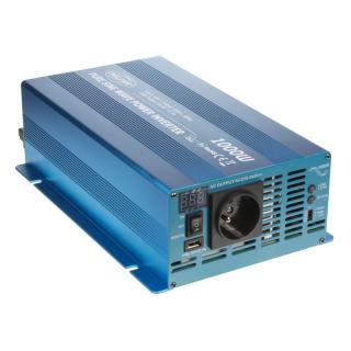 Sínusový menič napätia z 12/230V, 1000W/displej