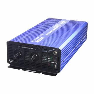Sínusový menič napätia z 12/230V + USB, 3000W