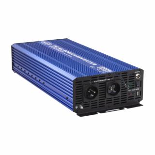 Sínusový menič napätia z 12/230V + USB, 4000W
