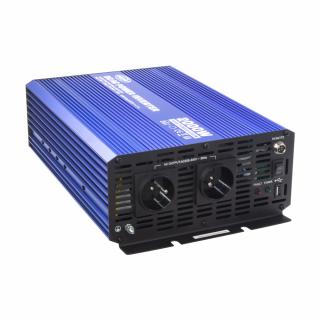 Sínusový menič napätia z 24/230V + USB, 2000W