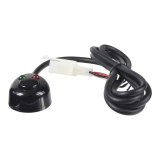 Spínač tlačidlový 12/24V s LED podsvietením