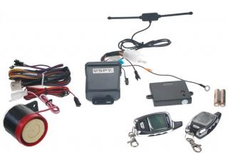 SPY 2-WAY motoalarm, 2 x LCD ovládač, CE