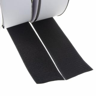 Suchý zips samolepiaci, SET slučky + háčiky 50mm x 25m