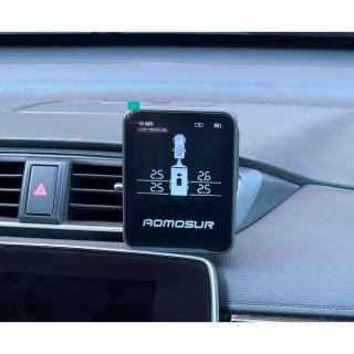 TPMS kontrola tlaku v pneumatike prívesného vozíka / karavanu 4 externé čidlá