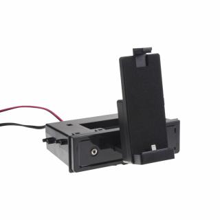 Univerzálna plastová priehradka do otvoru DIN s držiakom na iPhone5/5S/5C/6/6S/7/8/X/Xs/Xr/11/12/13