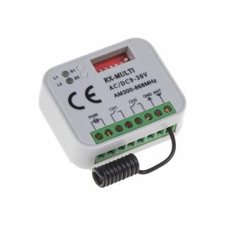 Univerzálny prijímač na bránu, brány 300-868 Mhz