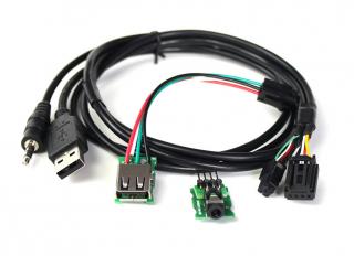 USB+JACK konektor Škoda Octavia 2014-