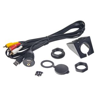 USB + jack/RCA zásuvka univerzálna