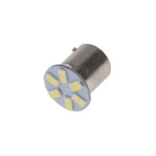 x LED BAU15s biela, 12V, 6LED/5630SMD