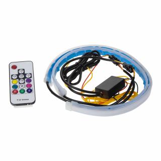 x LED podsvetlenie vnútorné / vonkajšie RGB 12V, 2 slim pásky 45cm