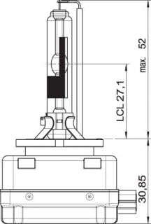 x OSRAM 12V D3R 35W xenárk (1ks)