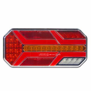 Združená LED lampa ľavá zadná s dynamickými blinkre 12/24V