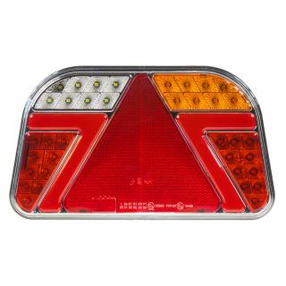 Združená LED lampa pravá zadná s trojuholníkom 12/24V