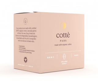 Cotté Ultra Normal Wings BIO bavlna 14ks