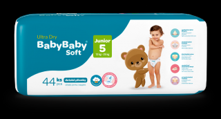 Detské plienky Ultra Dry Junior 44ks