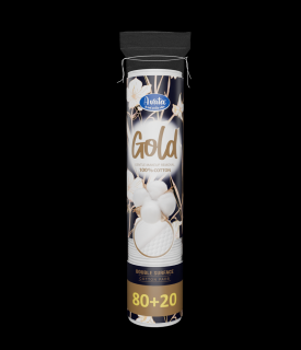 Kozmetické tampóny Deluxe Gold 100ks