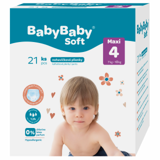 Nohavičkové plienky Maxi 4, 21 ks