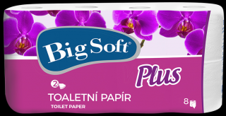 Toaletný papier Plus 8ks, 2vrstv.