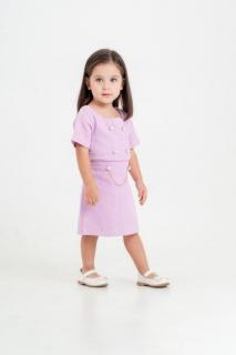 2-dílný dívčí elegantní set - Halenka a sukně Velikost: 5-6r. (110-116 cm)
