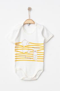Dětské body - Hoppidik baby orange Velikost: 12 mes. (80 cm)
