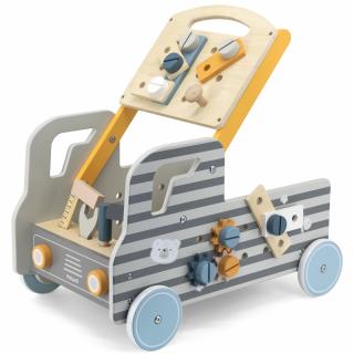Dřevěné auto VIGA PolarB s nářadím pro malé kutily Barva: Zelená, Velikost: od 18 měsíců +
