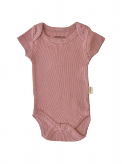 Kojenecké body - Pink Velikost: 0-3 mes. (56 cm)