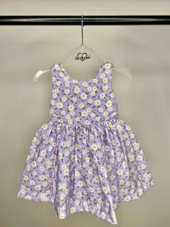 Šaty s kloboukem Serkon baby - Fialová Velikost: 24-36m (92-98cm)