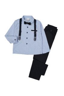 Slavnostní set pro kluka - Light blue Velikost: 5r. (110 cm)