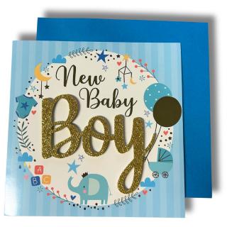 Blahoželanie k narodeniu bábätka - New Baby Boy