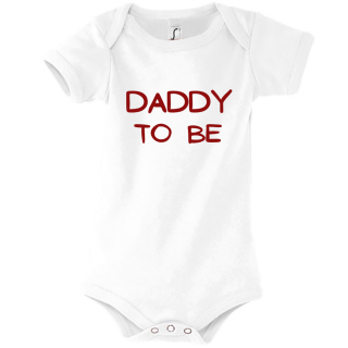 Body - DADDY TO BE Farba: biela