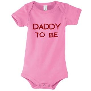 Body - DADDY TO BE Farba: ružová