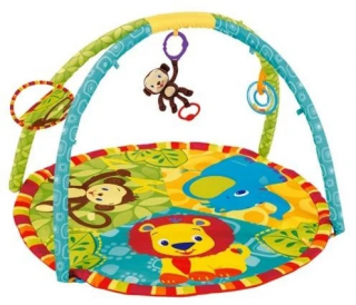 Deka na hranie s hrazdičkou BRIGHT STARTS - Pal Around Jungle , 0m+