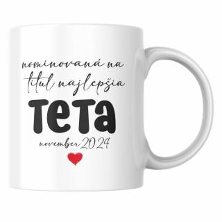Hrnček Nominovaná na titul najlepšia TETA