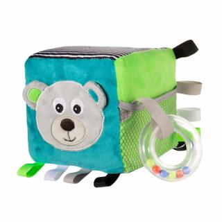 Canpol babies Mäkká senzorická kocka 12x12x12 Medvedíky