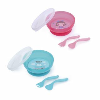 Canpol babies Miska s príborom a vekom 350 ml TOYS