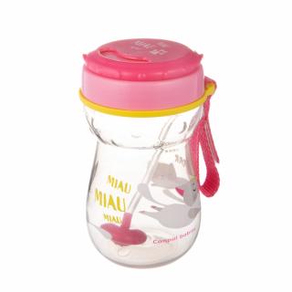 Canpol babies Športová fľaša so slamkou s otočným vrchnákom a so závažím 350 ml