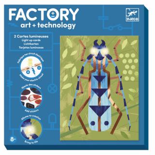 Djeco Factory: Svietiace obrázky: Hmyz