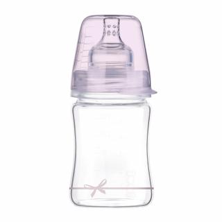 LOVI Diamond Glass fľaša 150 ml Baby Shower ružová