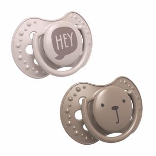 LOVI Dynamický utišujúci cumlík 3-6m 2ks Hey girl