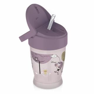 LOVI hrnček so slamkou JUNIOR 250ml Lovely Girl